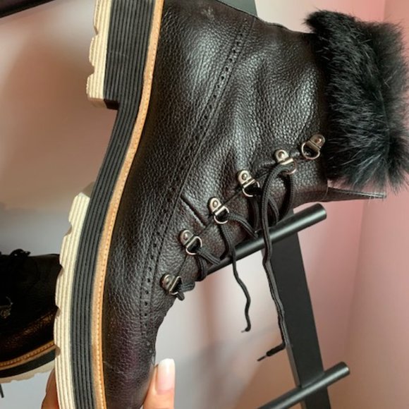 European size 41 Black/Brown/White Winter Shoes - Picture 4 of 12